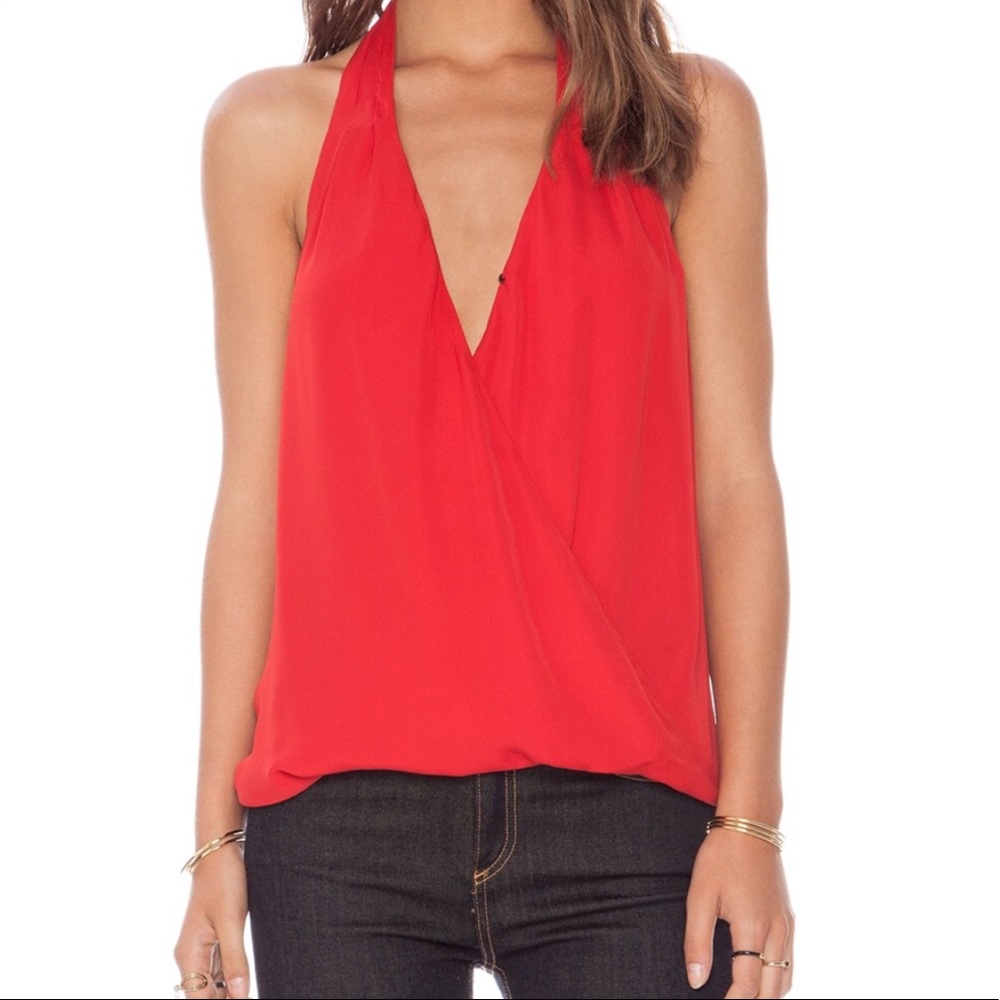 Parker Wales Top in Cayenne
